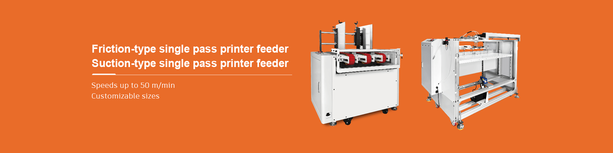 single pass printer feeder